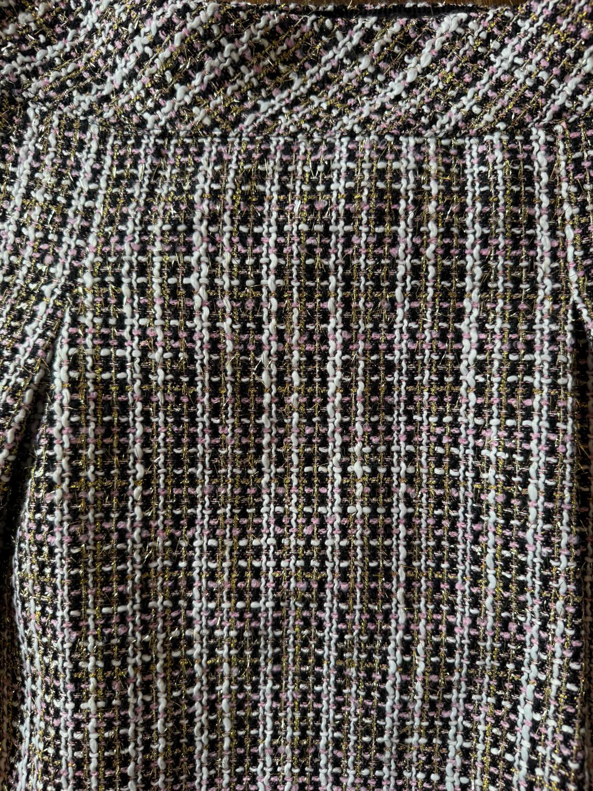 New CeCe Women's Tweed Pleated Mini Skirt Size 14