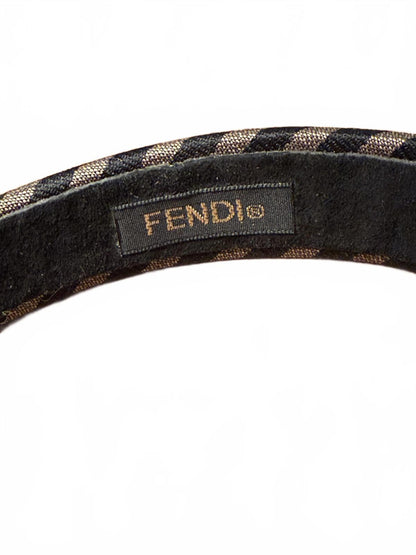 Fendi Striped Fabric Headband