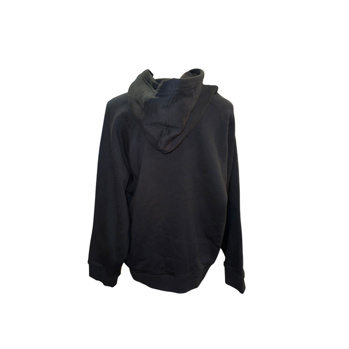 Fruit Of The Loom Homme Girls Black Hoodie Sweatshirt L 100% Cotton