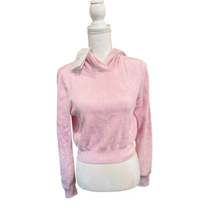 Alexanderwang. T Cropped Pink Hoodie Medium NWT