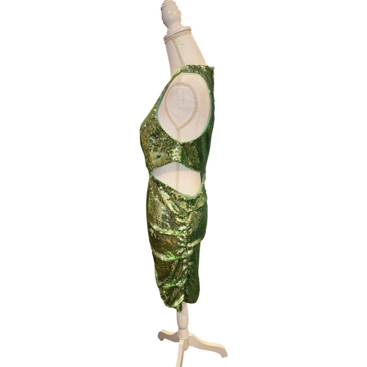 Maje Riverta Cutout Sequin Mini Dress, Size 42/M