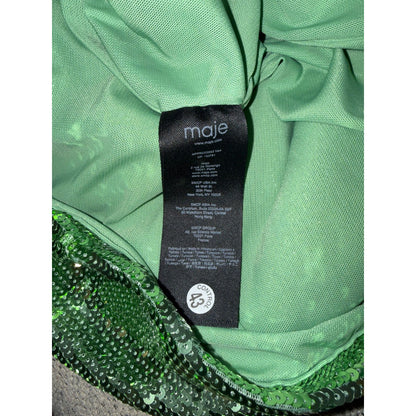 Maje Riverta Cutout Sequin Mini Dress, Size 42/M