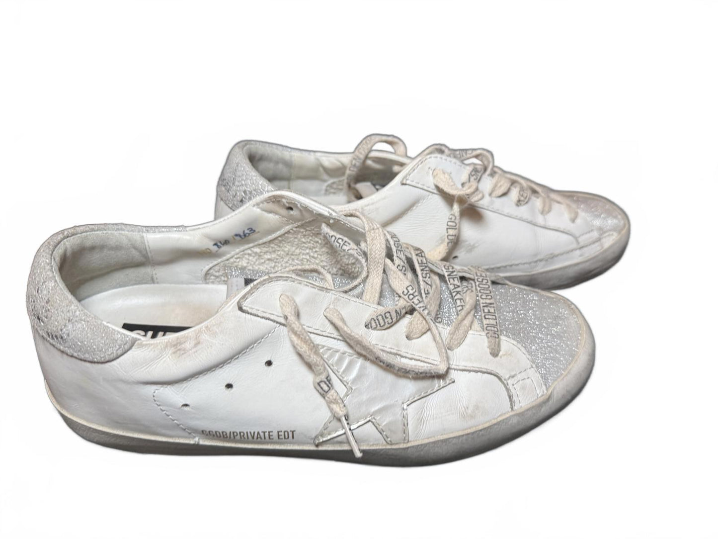 Golden Goose White Star Sneakers, EU 37/US 7