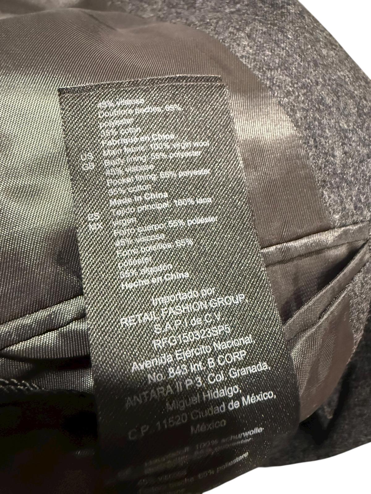 New Sandro Paris Charcoal Grey Tailored Blazer, size 44 (fits like M)