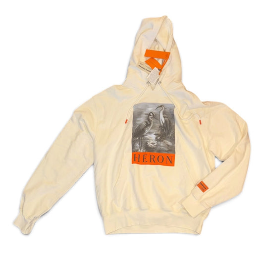 Heron Preston Boxed Heron Logo Hoodie, Medium NWT