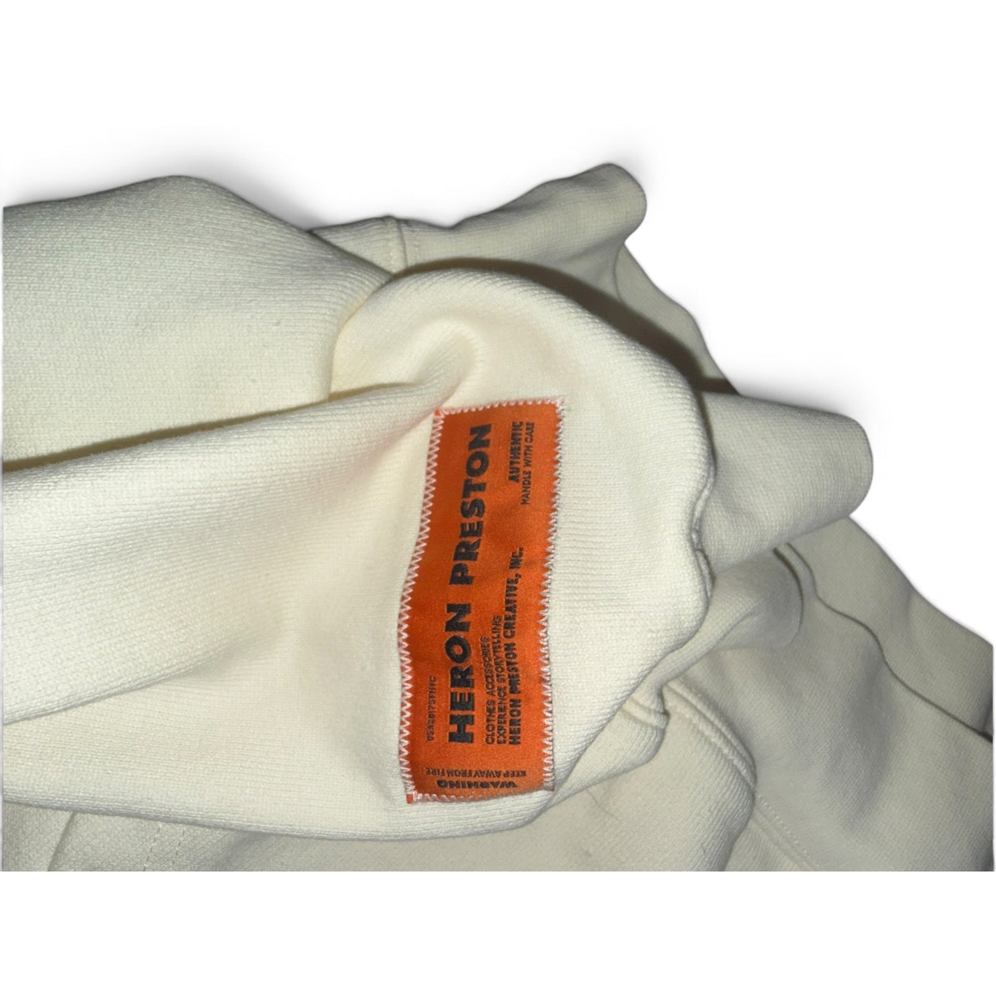 Heron Preston Boxed Heron Logo Hoodie, Medium NWT