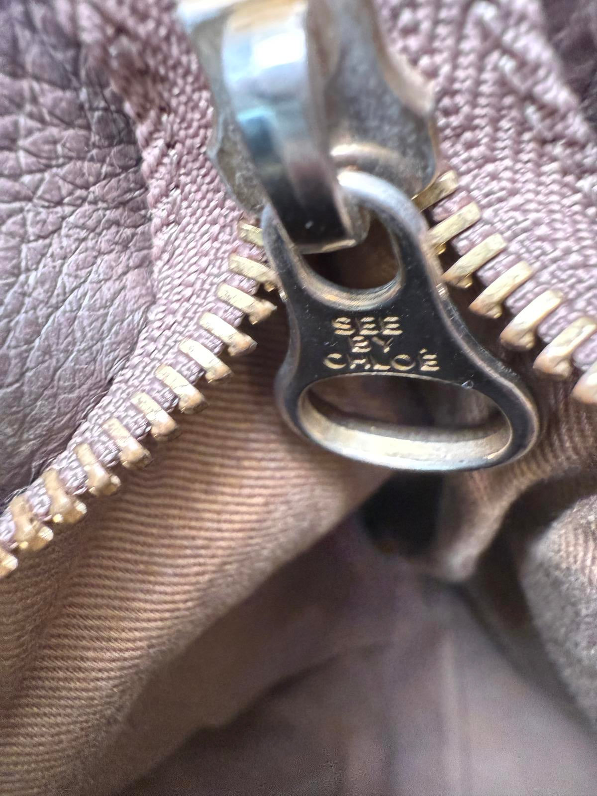 See By Chloé Brown Leather Tote Bag