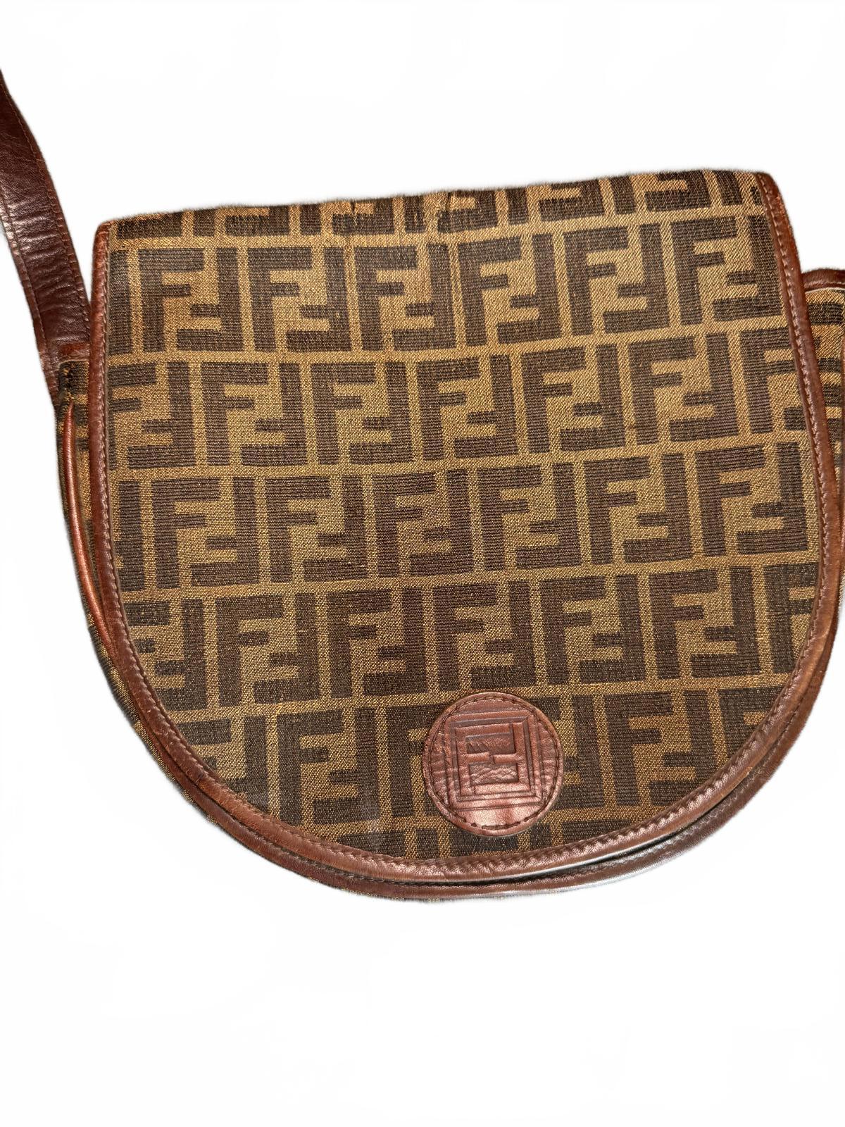 Fendi Vintage Monogram Shoulder Bag (0745)