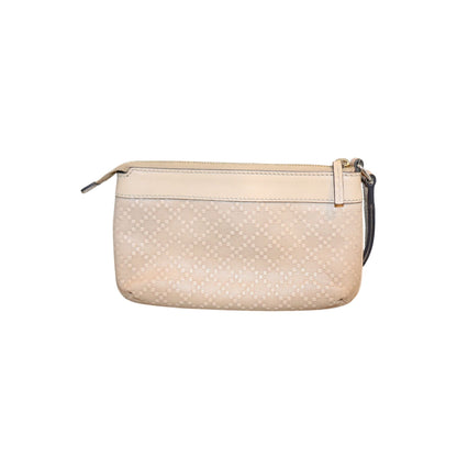 Gucci Diamonte Beige Wristlet Clutch
