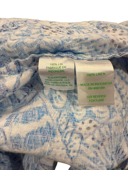 Lilly Pulitzer Blue Patterned Mini Dress, size large