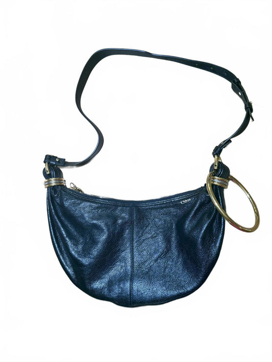 Chloe Small Bracelet Hobo bag in grained leather (0619)