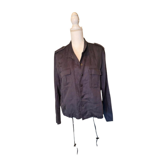 Rails Size Large Rowen Military Jacket w/Star Embroidery, Large