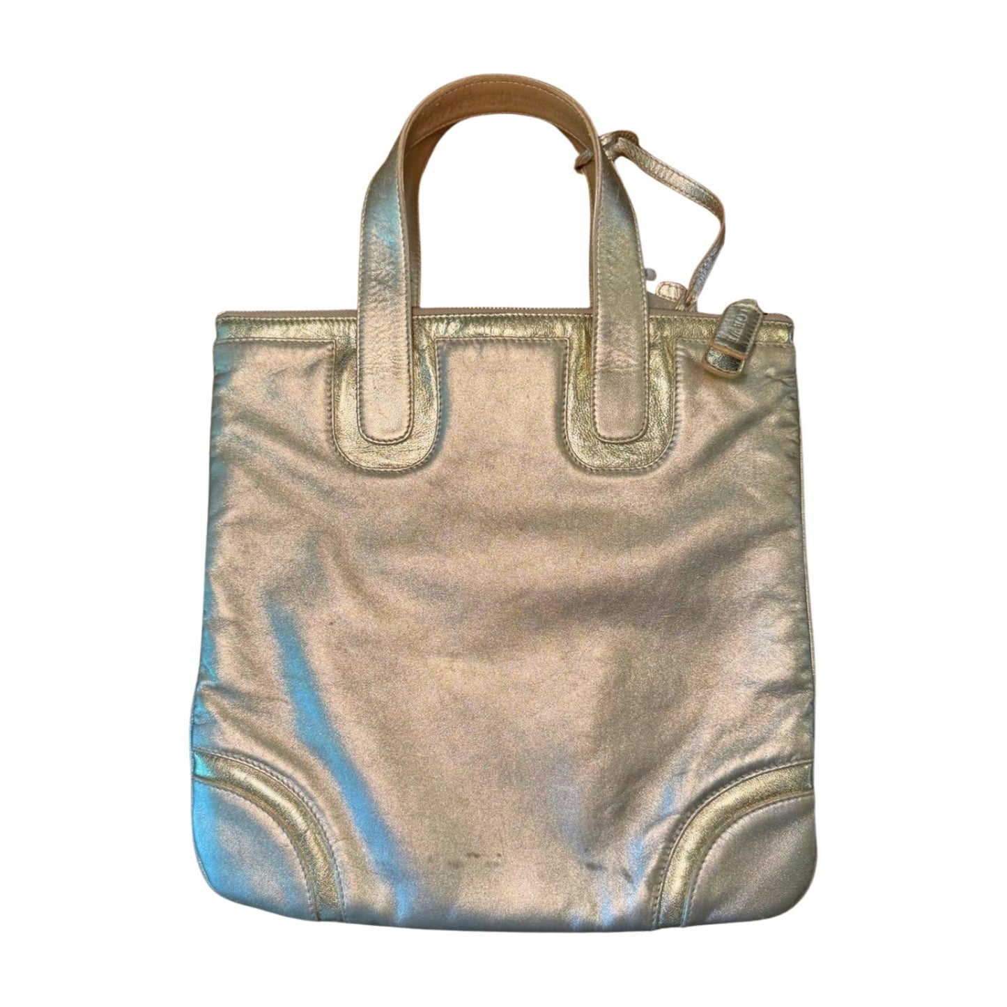 Loewe Metallic Leather Tote Bag