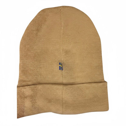 New Fjällräven Buckwheat Brown Knit Beanie Hat