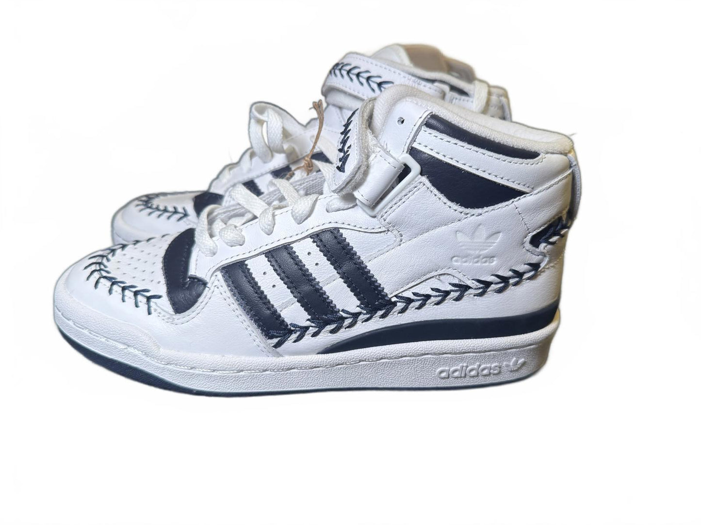 Adidas New Aaron Judge High-Top Sneakers White and Navy, size 5
