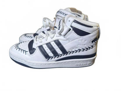 Adidas New Aaron Judge High-Top Sneakers White and Navy, size 5