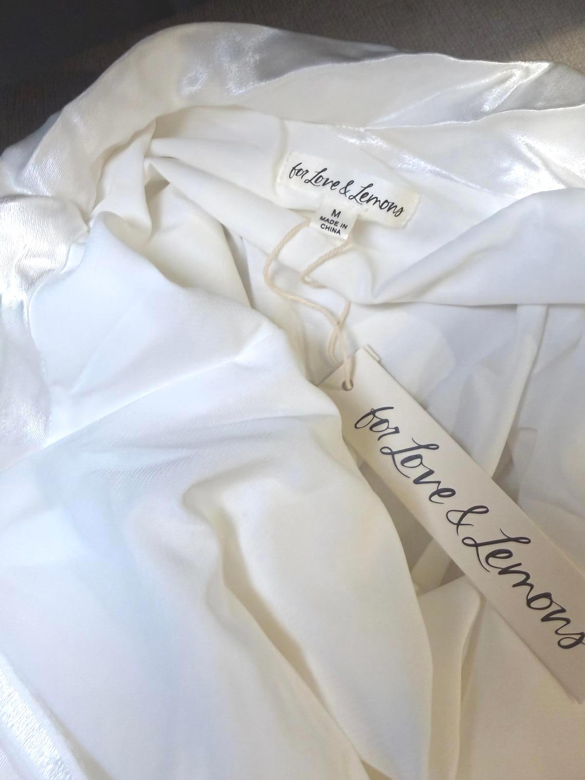 For Love & Lemons Mila Mini Bridal Dress, Medium (NWT)