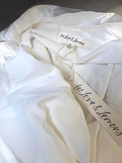 For Love & Lemons Mila Mini Bridal Dress, Medium (NWT)