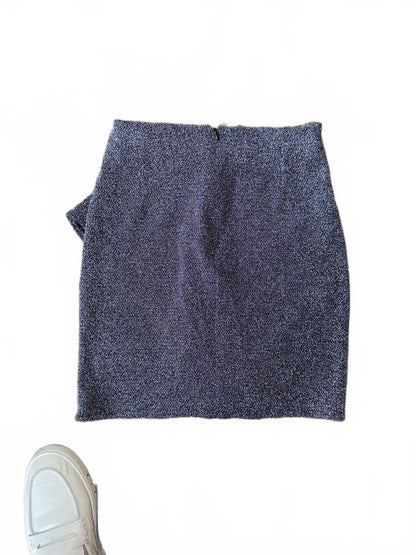 New Isabel Marant Etoile Metallic Knit Mini Skirt, EU 34
