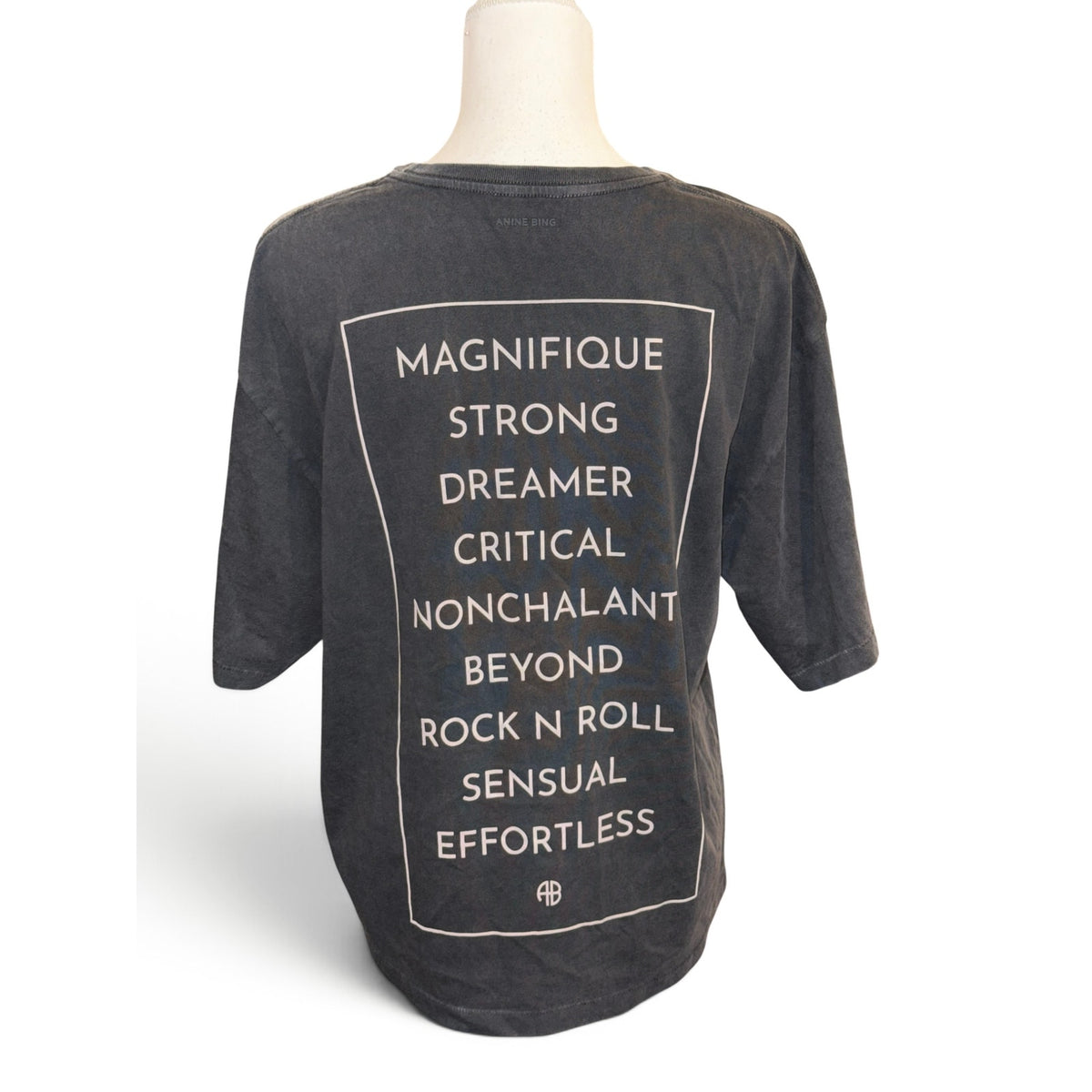 Anine Bing Rudy Empowerment Signed T-Shirt, Small NWT