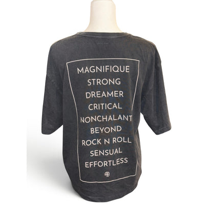 Anine Bing Rudy Empowerment Signed T-Shirt, Small NWT