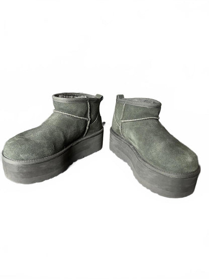 UGG Platform Suede Ankle Boots for Women, size 7