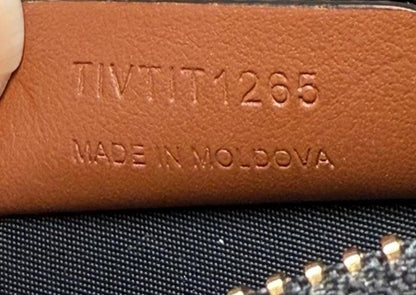 New Burberry Monogram Brown Zip Small Wallet