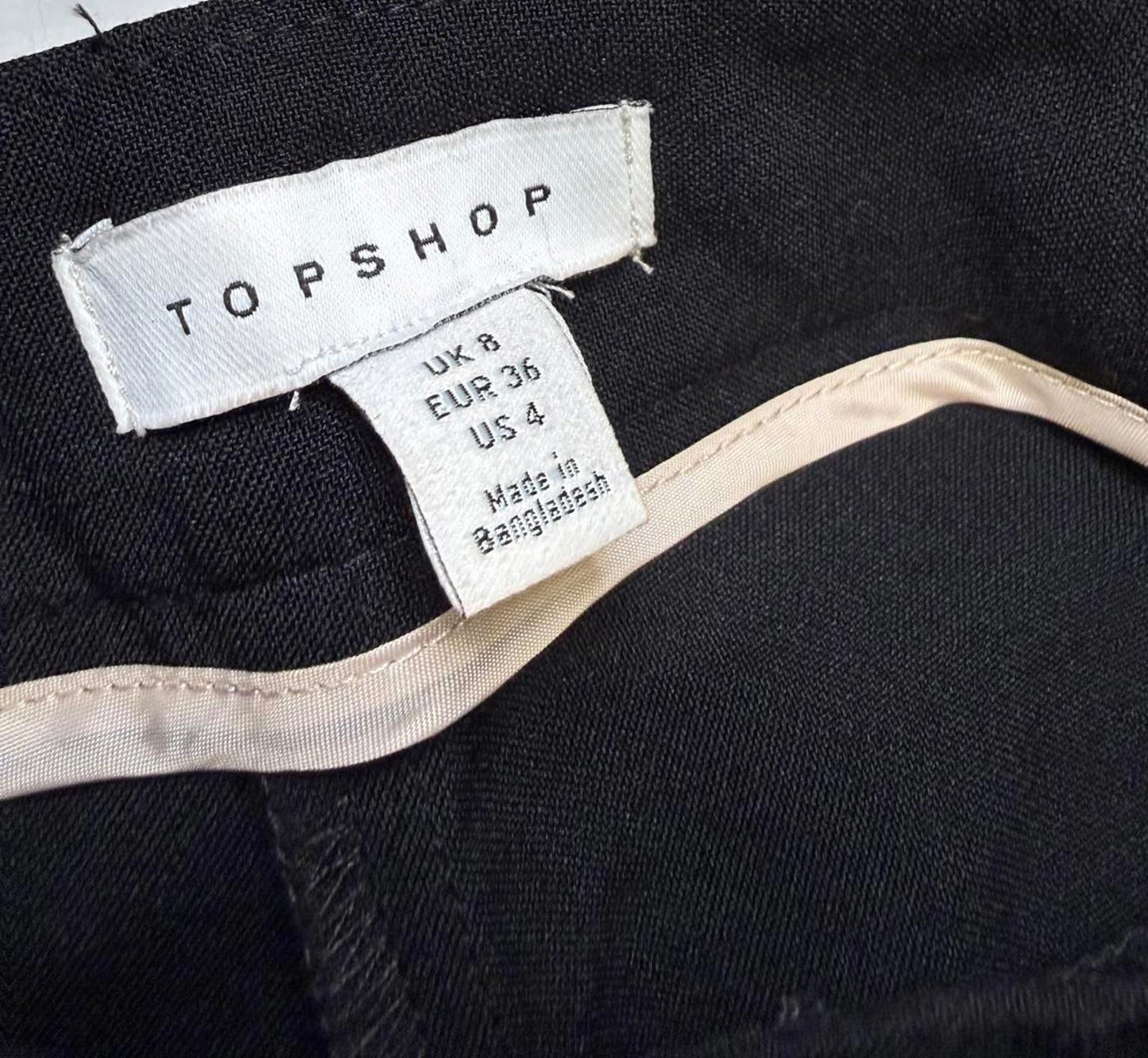 Topshop Black Women's Dress Pants, Size 4 NWOT