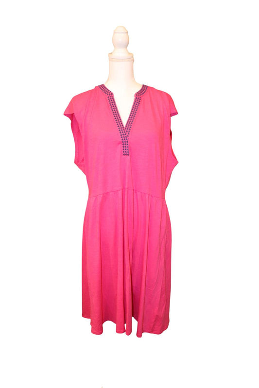Boden Chloe Embroidered Short Dress, size 16/18 NWT