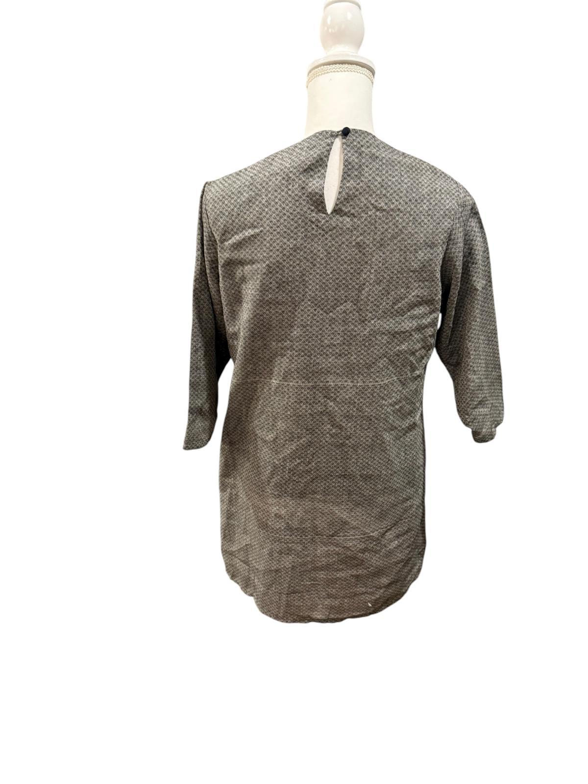 New Nazila Couture Embroidered Tunic shirt,  Size Small