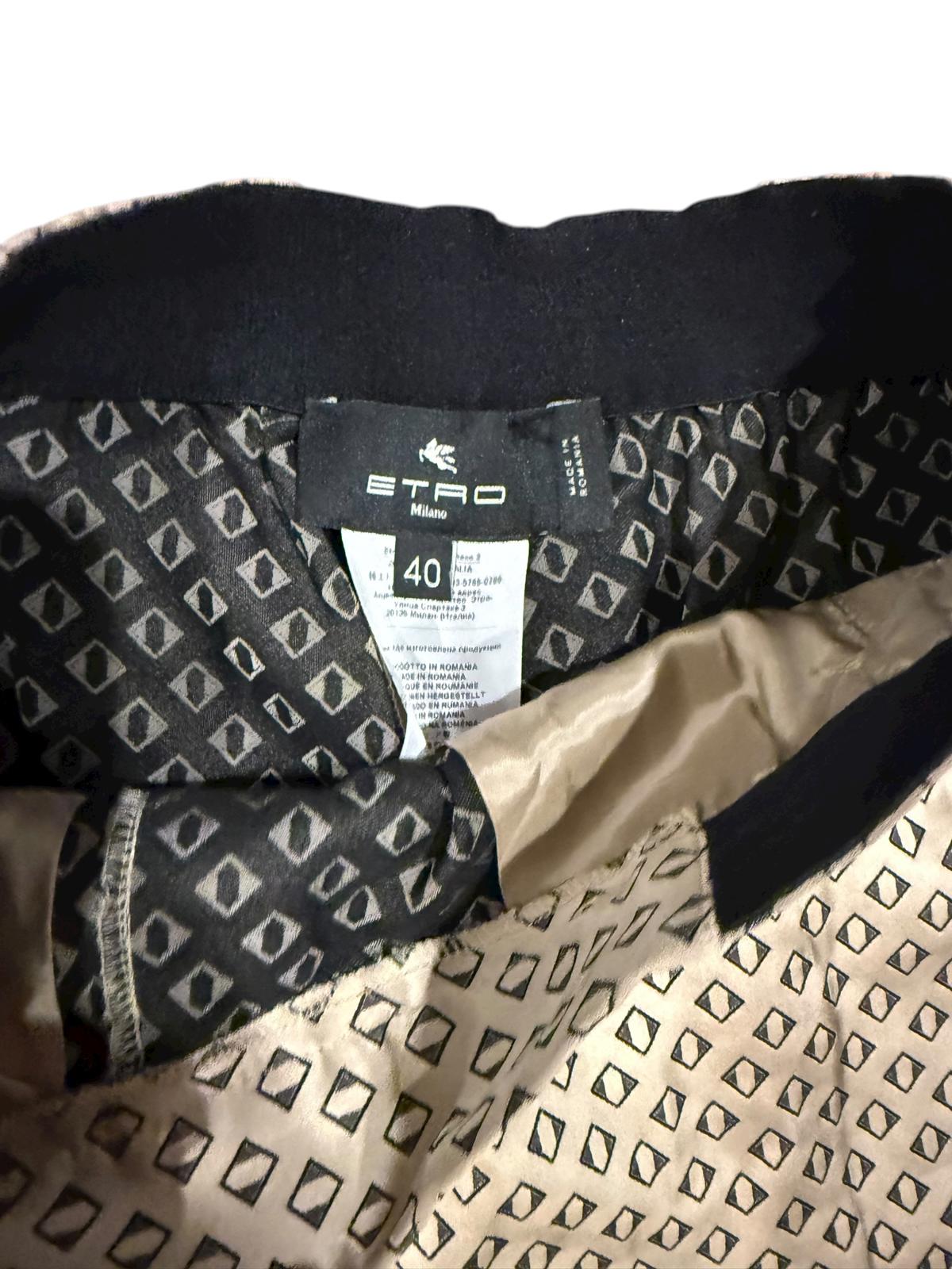 Etro Women's Patterned Pants, Size 40 (US 4/6)