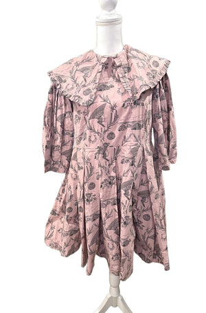 Sindiso Khumalo Net Sustain Pleated Cotton Dress, size 10 NWT