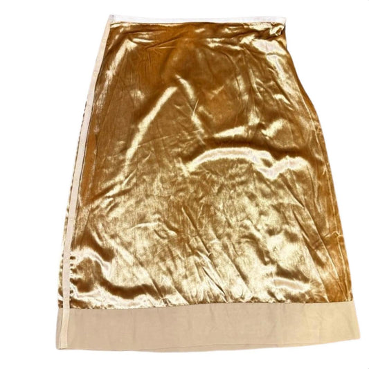 New 3.1 Phillip Lim Metallic Gold Skirt, size 10