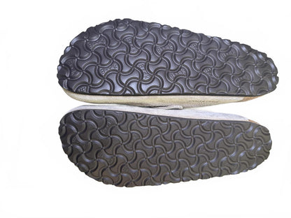 Birkenstock New Suede Leather Mules with Buckle, size 41