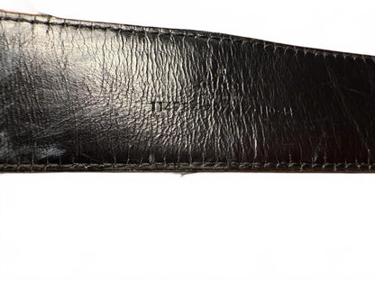 Gucci Vintage Leather Belt with Anchor Buckle