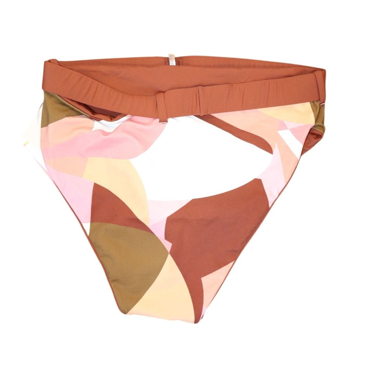 Maaji Womens High-Waisted Sustainable Swim Bottoms With Belt Detail - XL