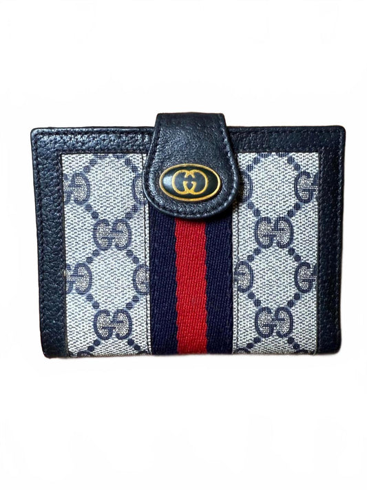 Vintage Gucci GG Canvas and Leather Wallet