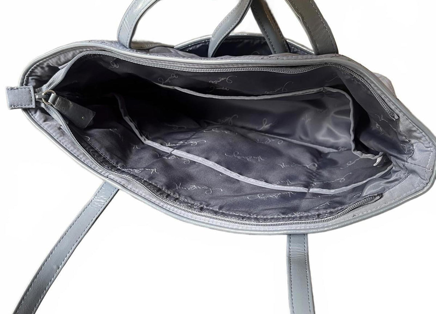 New Vera Bradley Quilted Tote Bag in Gray