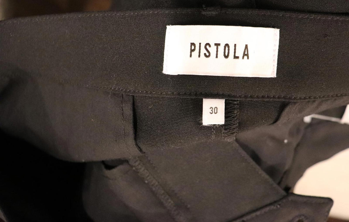 Pistola Black Utility Cargo Pants, Size 30