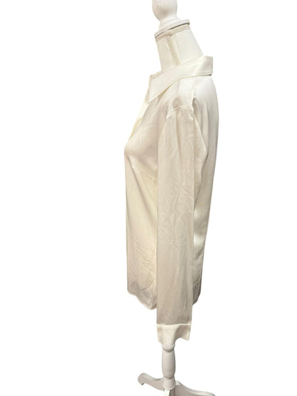 New Michael Kors Collection Button-Down Blouse, Size 8