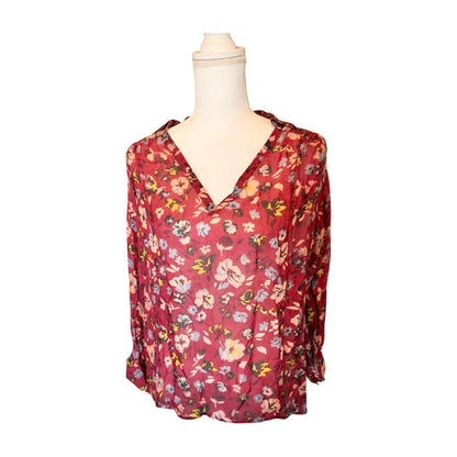 New Gerard Darel Paris Floral Blouse – Size 38 (US s6)