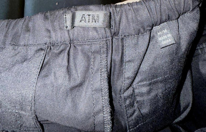 ATM New Black Womens Casual Pants with Drawstring Waist, Medium
