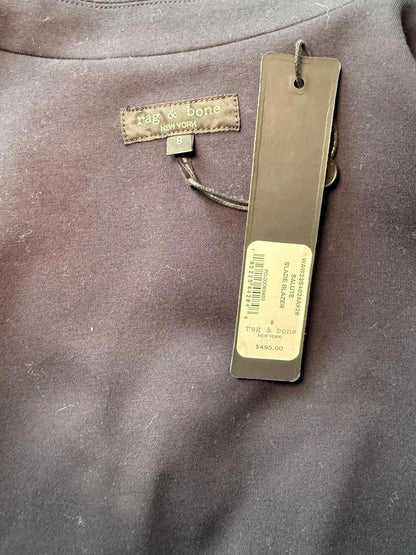 New Rag and Bone Navy Blue Military Style Jacket with Gold Buttons, Small