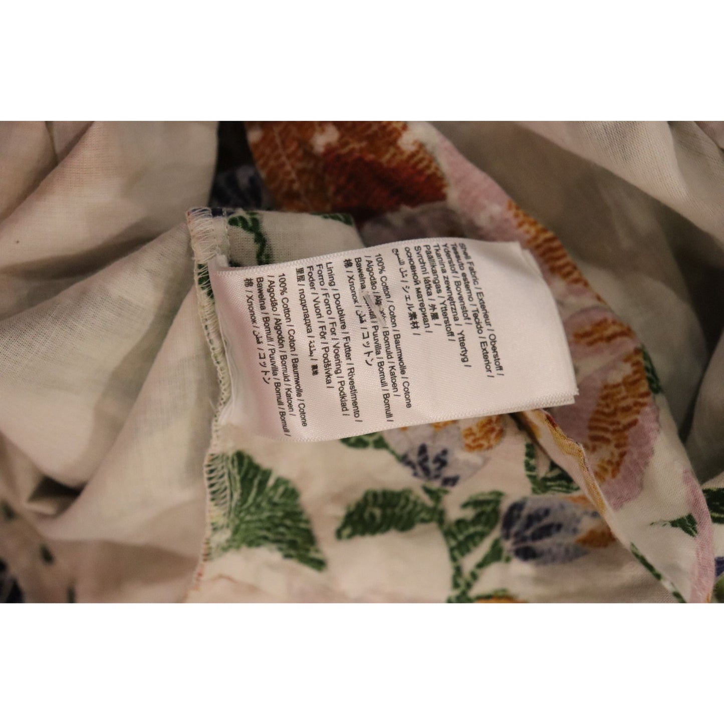 Farm Rio Floral Embroidered Long Sleeve Romper With Belted Waist Button Front And Ruffle Accents Size Small