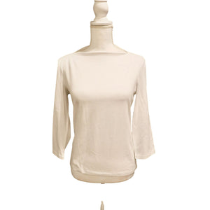 Kate Spade Broome Street 3/4 Sleeve Everyday Tee Fresh White Size S