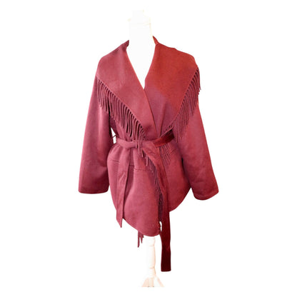 Simkhai Rowen Fringe Jacket, Large NWT