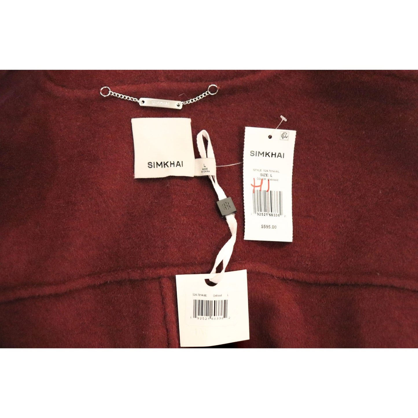 Simkhai Rowen Fringe Jacket, Large NWT