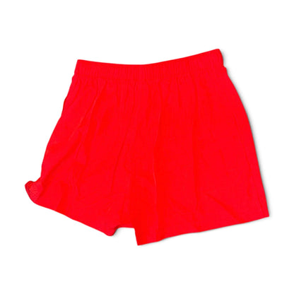 Balenciaga Wardrobe Red Elastic Waist Shorts, Size 34/Small NWT
