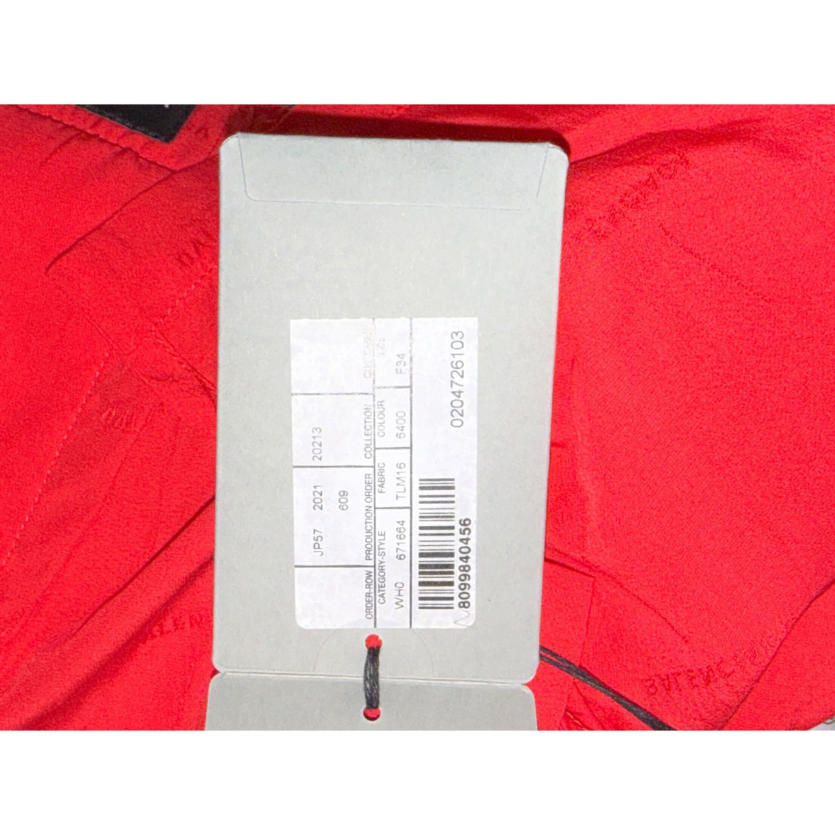 Balenciaga Wardrobe Red Elastic Waist Shorts, Size 34/Small NWT