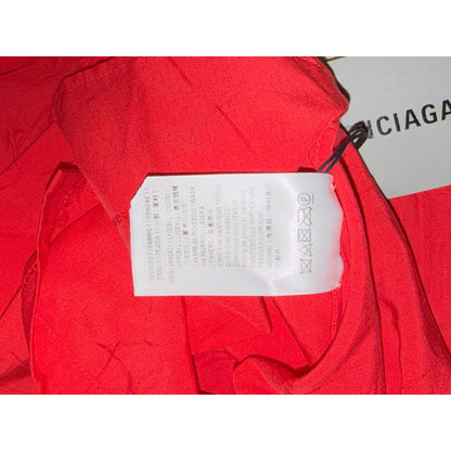 Balenciaga Wardrobe Red Elastic Waist Shorts, Size 34/Small NWT